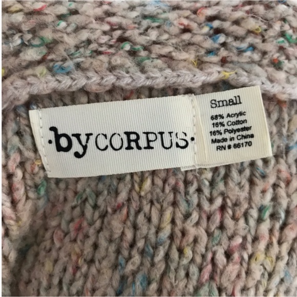 Urban Outfitters multi colored speckled cowl neck turtleneck knit sweater - Picture 5 of 5